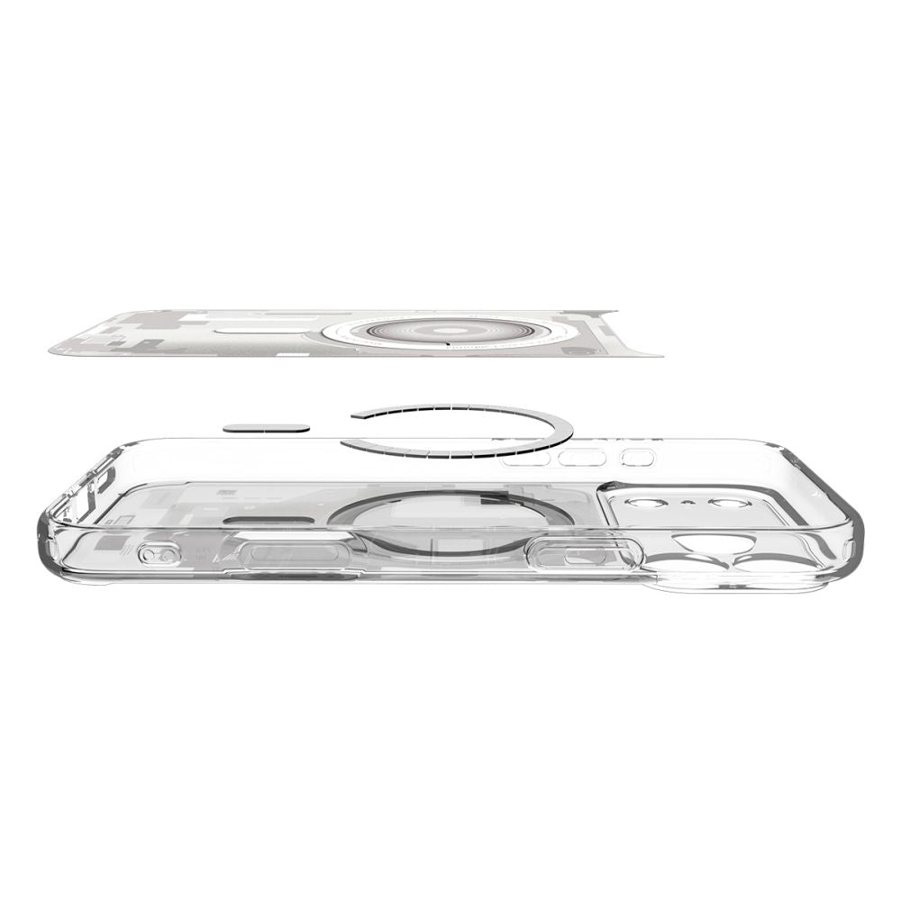 Калъф MagSafe за Apple iPhone 17 Pro Max, Spigen, Ultra Hybrid Zero One, Бял ACS10287
