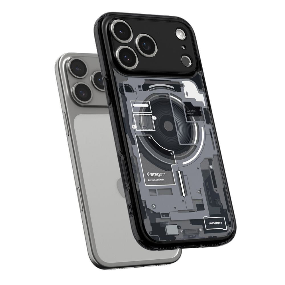 Калъф MagSafe за Apple iPhone 17 Pro Max, Spigen, Ultra Hybrid Zero One, Черен ACS10289