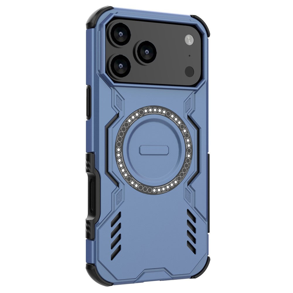 Калъф MagSafe за Apple iPhone 17 Pro Max, Techsuit, ArmorMag, Син