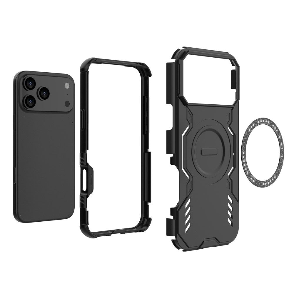 Калъф MagSafe за Apple iPhone 17 Pro Max, Techsuit, ArmorMag, Син