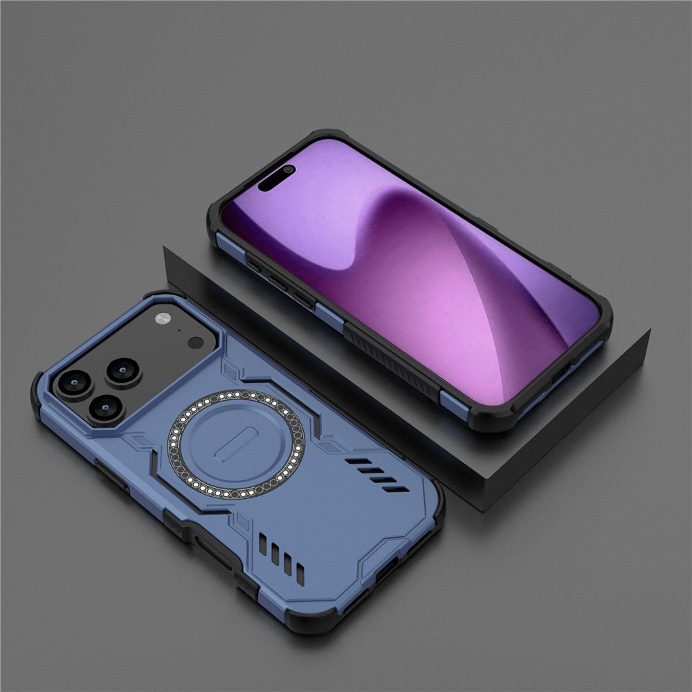 Калъф MagSafe за Apple iPhone 17 Pro Max, Techsuit, ArmorMag, Син