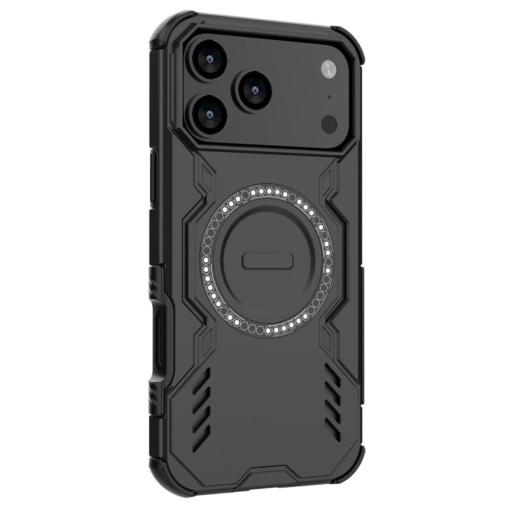 Калъф MagSafe за Apple iPhone 17 Pro Max, Techsuit, ArmorMag, Черен