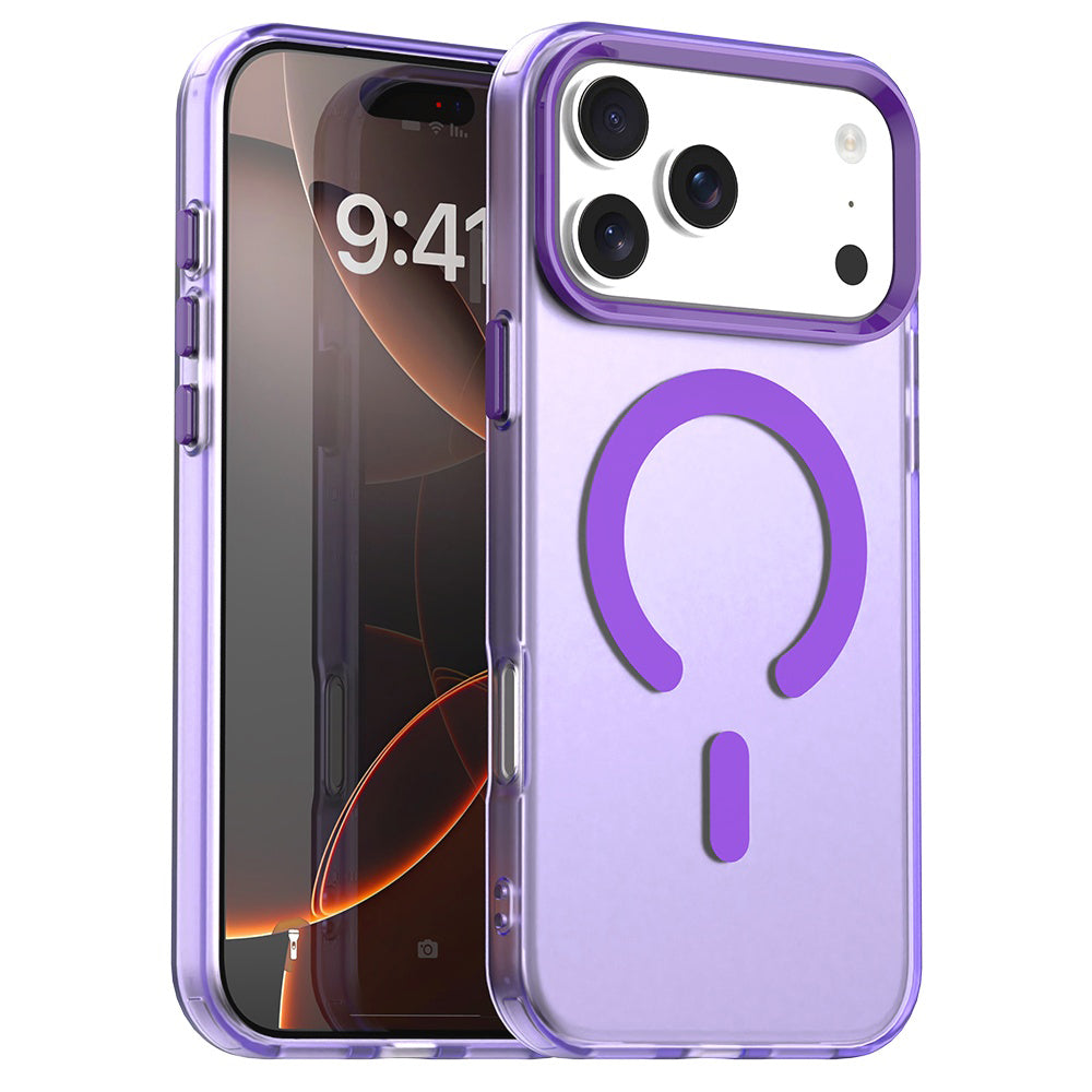 Калъф MagSafe за Apple iPhone 17 Pro Max, Techsuit, CandyCase, Лилав