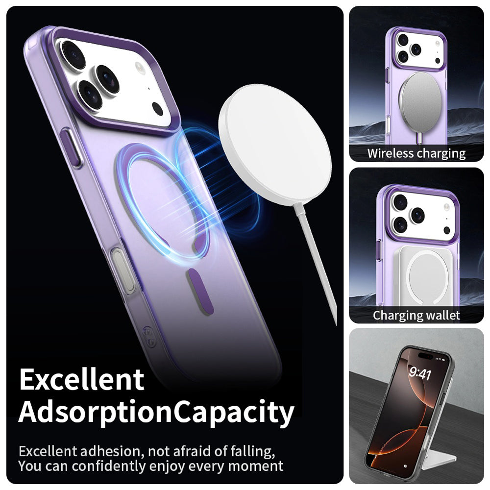 Калъф MagSafe за Apple iPhone 17 Pro Max, Techsuit, CandyCase, Лилав