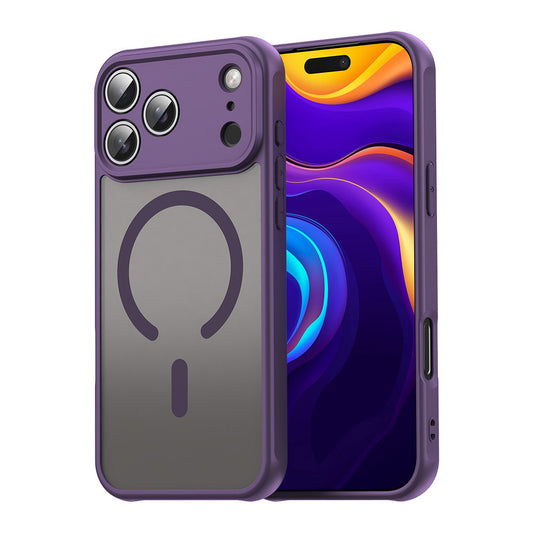 Калъф MagSafe за Apple iPhone 17 Pro Max, Techsuit, HaloFrost II, Лилав