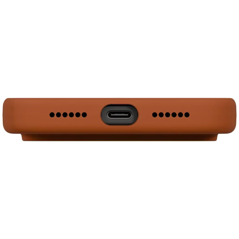 Калъф MagSafe за Apple iPhone 17 Pro Max, UNIQ, Lino MagClick, Тъмно оранжев