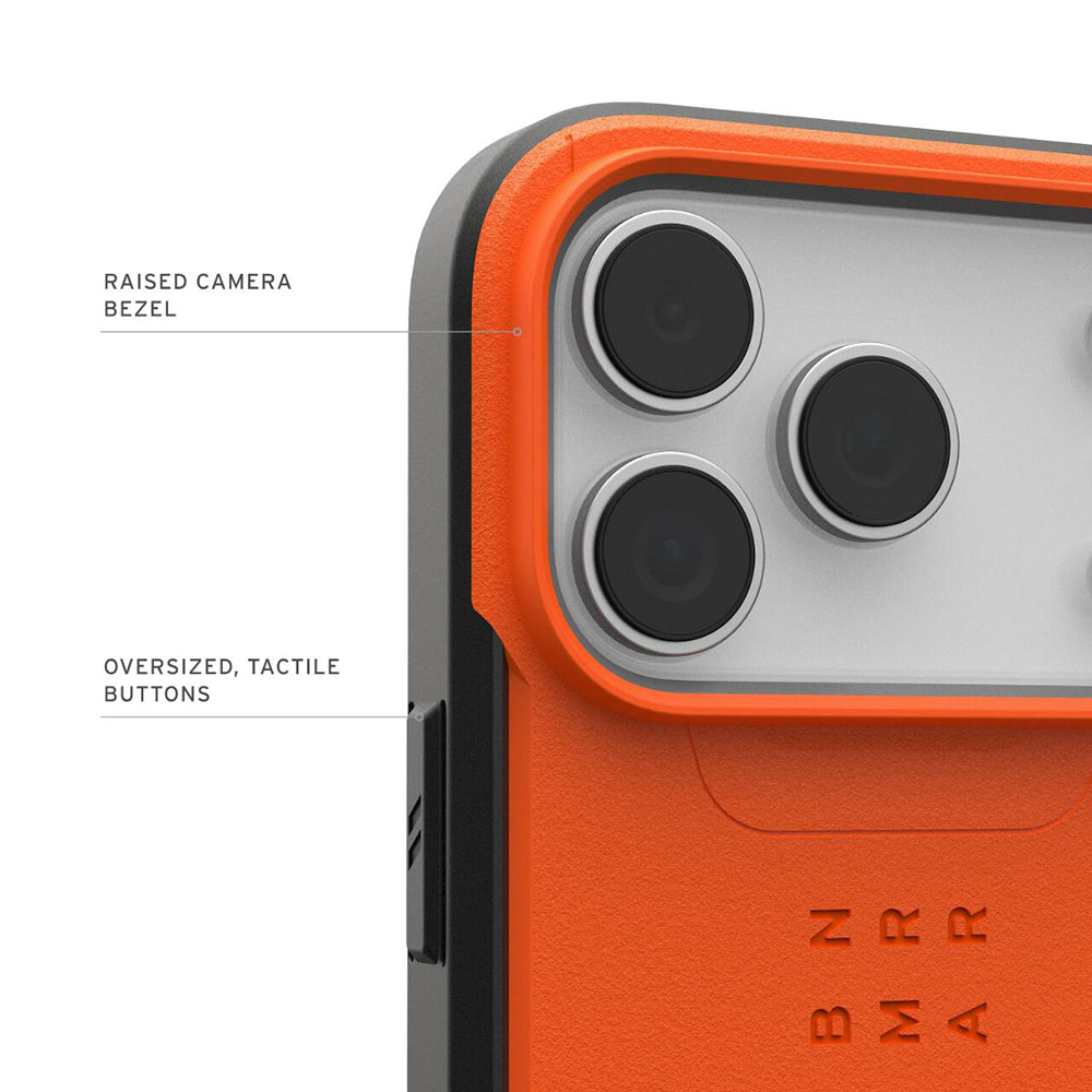 MagSafe Case for Apple iPhone 17 Pro Max, Urban Armor Gear, Civilian LT, Orange
