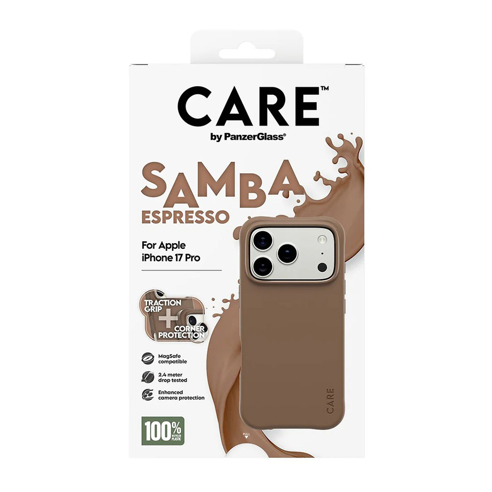 Калъф MagSafe за Apple iPhone 17 Pro, PanzerGlass, Care Fashionable, Кафяв
