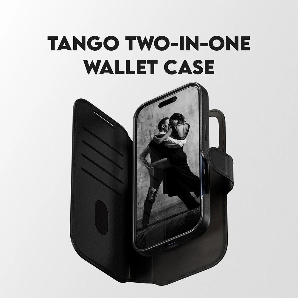 Калъф MagSafe за Apple iPhone 17 Pro, PanzerGlass, Care Feature Tango Two-in-One, Черен