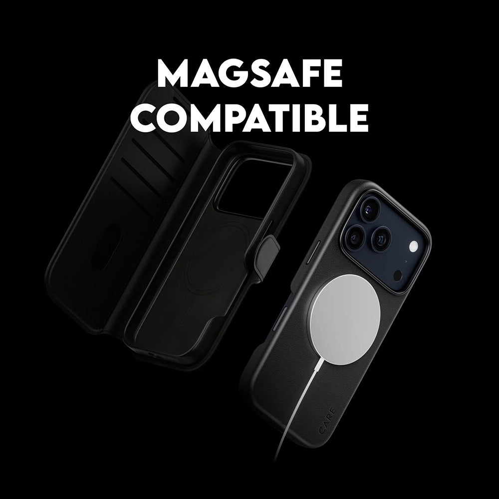 Калъф MagSafe за Apple iPhone 17 Pro, PanzerGlass, Care Feature Tango Two-in-One, Черен