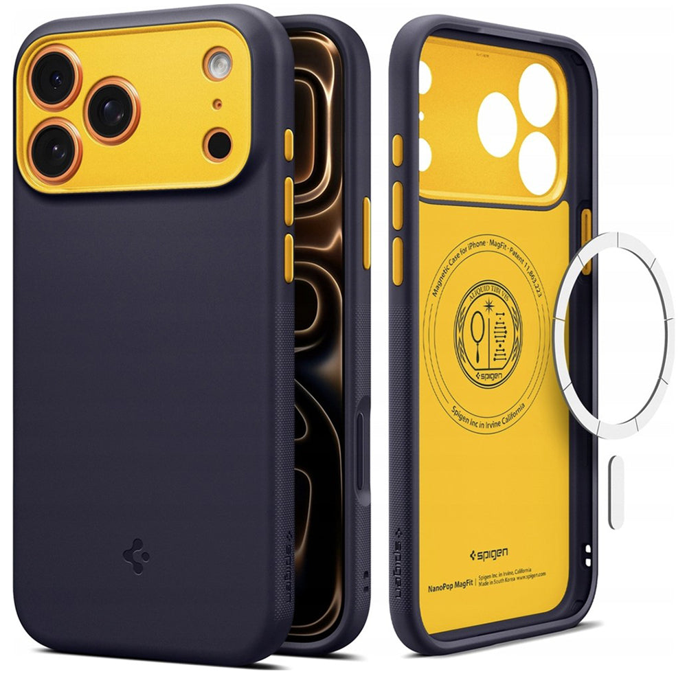 Husa MagSafe за Apple iPhone 17 Pro, Spigen, Caseology Nano Pop, Mov ACS10326