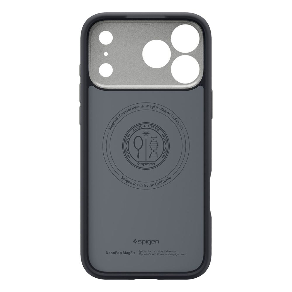 Husa MagSafe за Apple iPhone 17 Pro, Spigen, Caseology Nano Pop, Черна ACS10328