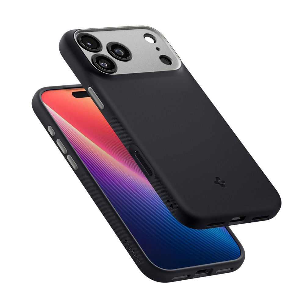 Husa MagSafe за Apple iPhone 17 Pro, Spigen, Caseology Nano Pop, Черна ACS10328