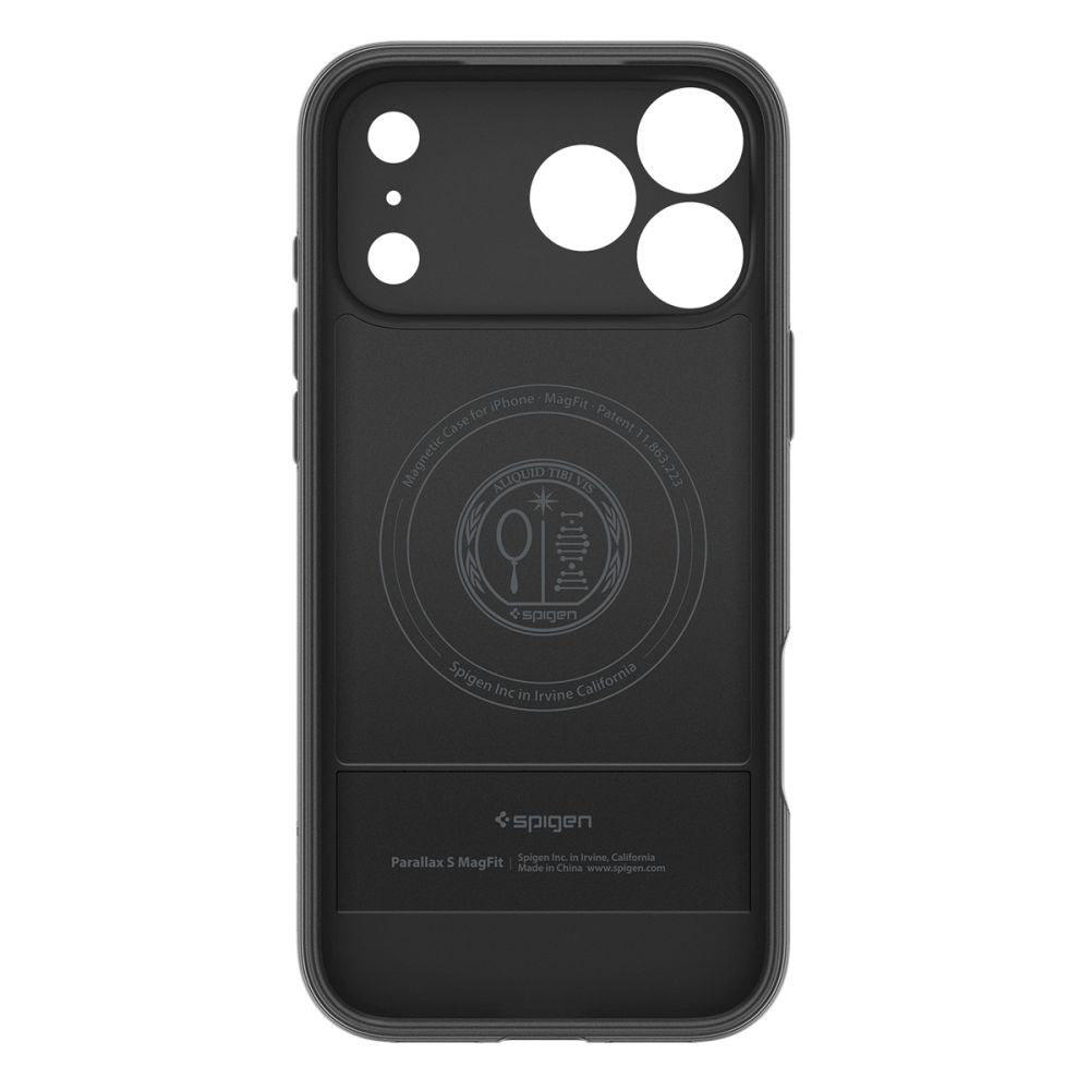 Калъф MagSafe за Apple iPhone 17 Pro, Spigen, Caseology Parallax S, Матово черен ACS09964