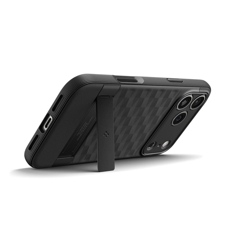 Калъф MagSafe за Apple iPhone 17 Pro, Spigen, Caseology Parallax S, Матово черен ACS09964