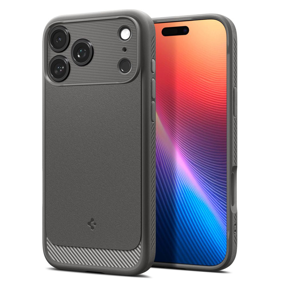Калъф MagSafe за Apple iPhone 17 Pro, Spigen, Rugged Armor, Сив ACS10330
