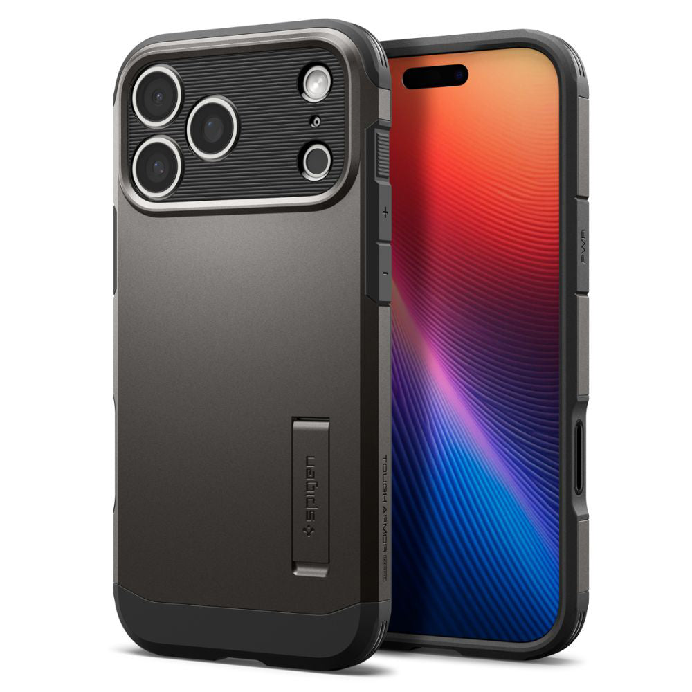 Калъф MagSafe за Apple iPhone 17 Pro, Spigen, Tough Armor T, Сив ACS10362