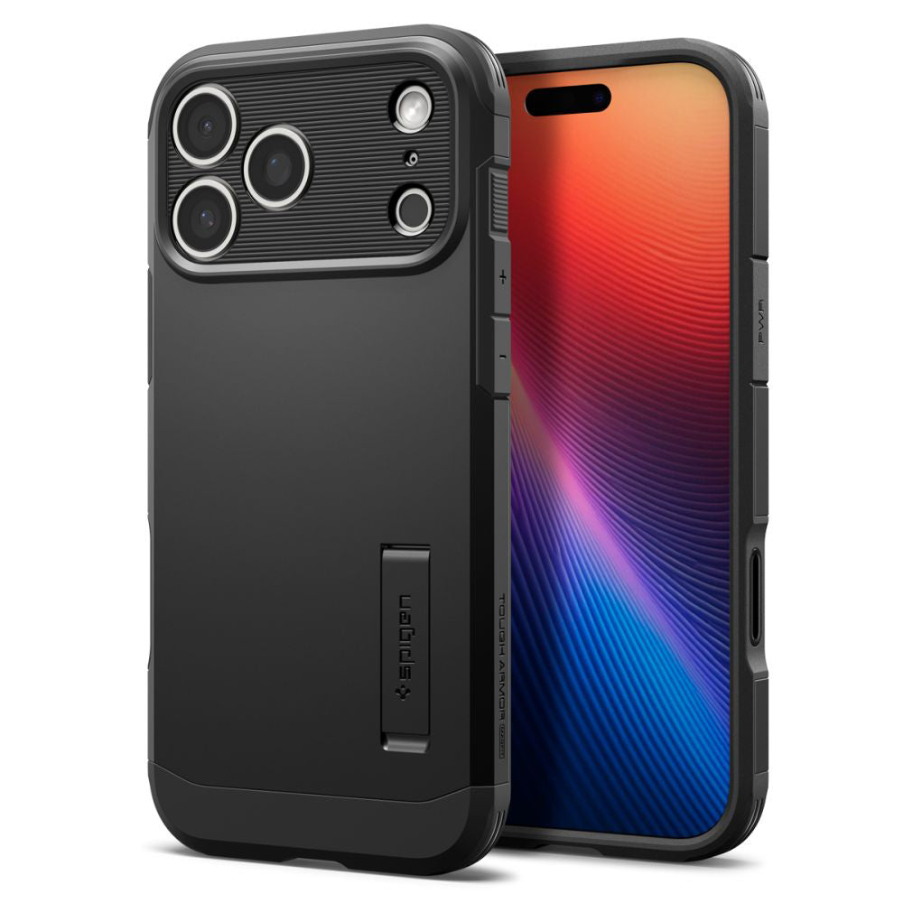 Калъф MagSafe за Apple iPhone 17 Pro, Spigen, Tough Armor T, Черен ACS10361