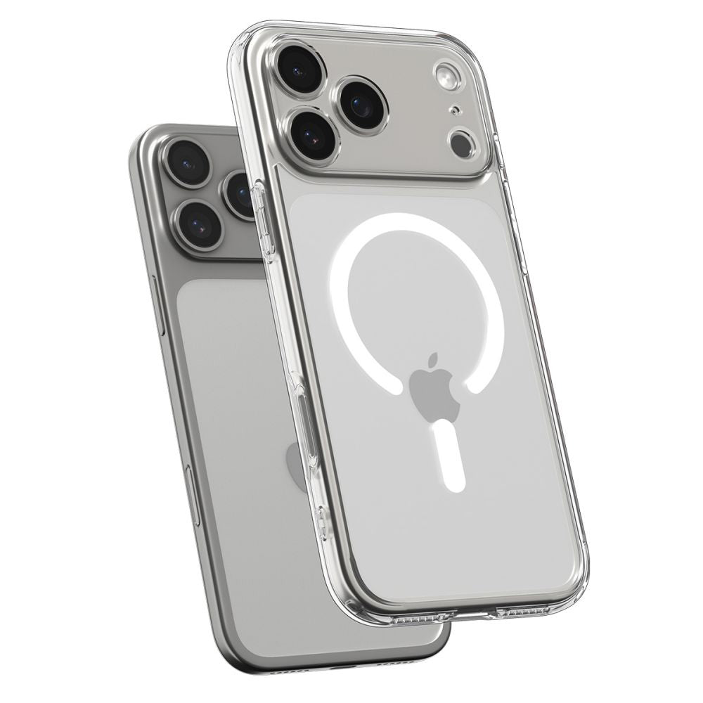 Калъф MagSafe за Apple iPhone 17 Pro, Spigen, Ultra Hybrid, Бял ACS10346