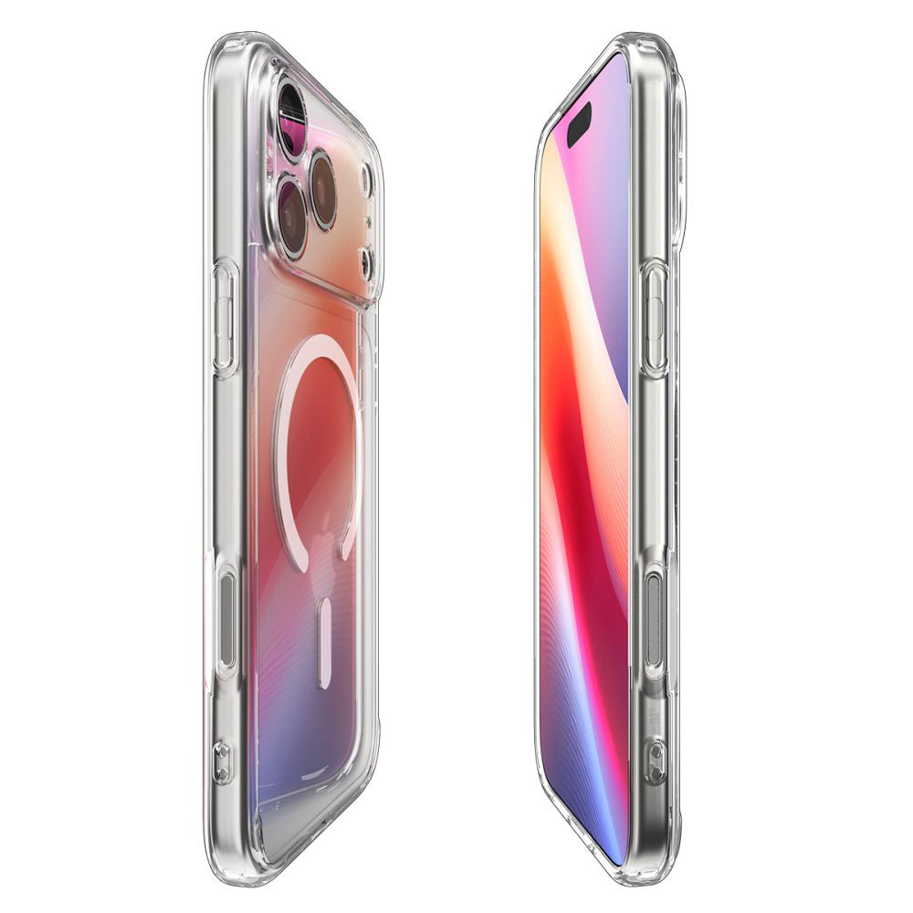 Калъф MagSafe за Apple iPhone 17 Pro, Spigen, Ultra Hybrid, Бял ACS10346