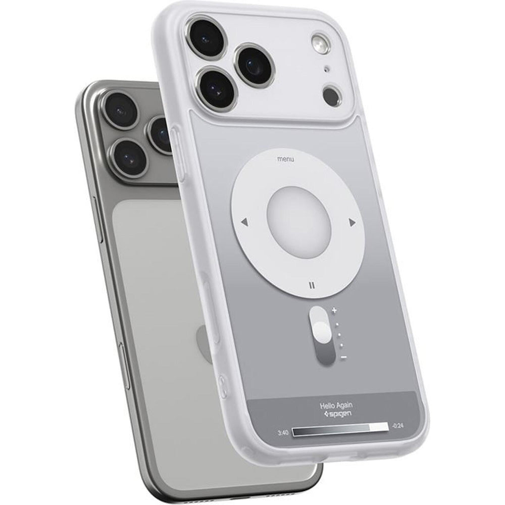 Калъф MagSafe за Apple iPhone 17 Pro, Spigen, Ultra Hybrid Classic, Сребрист