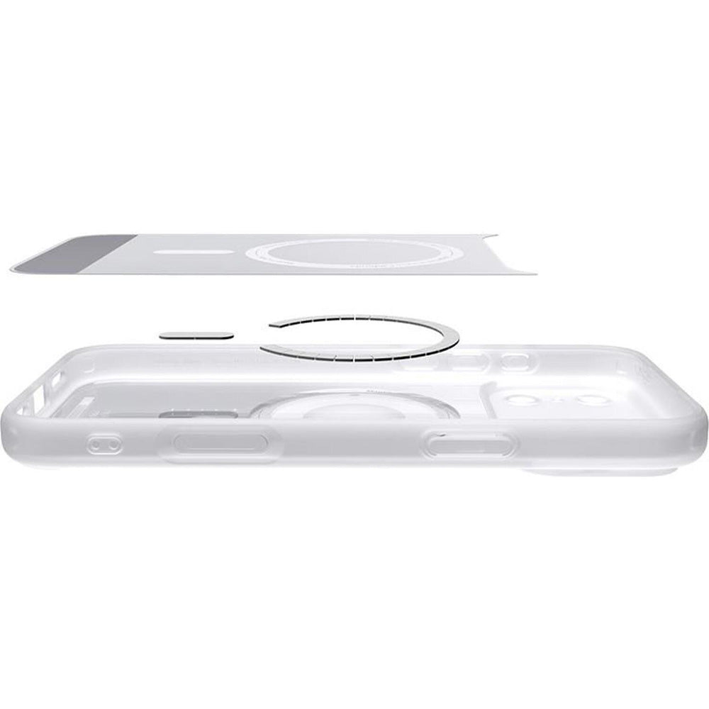 Калъф MagSafe за Apple iPhone 17 Pro, Spigen, Ultra Hybrid Classic, Сребрист