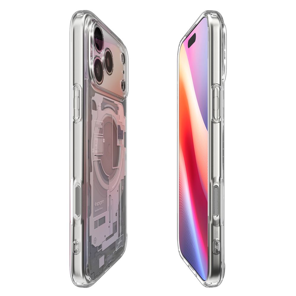 Калъф MagSafe за Apple iPhone 17 Pro, Spigen, Ultra Hybrid Zero One, Бял ACS10351