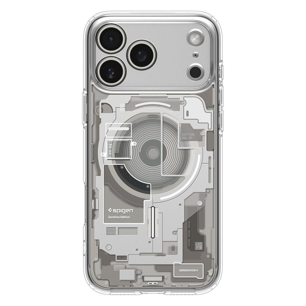 Калъф MagSafe за Apple iPhone 17 Pro, Spigen, Ultra Hybrid Zero One, Бежов ACS10352