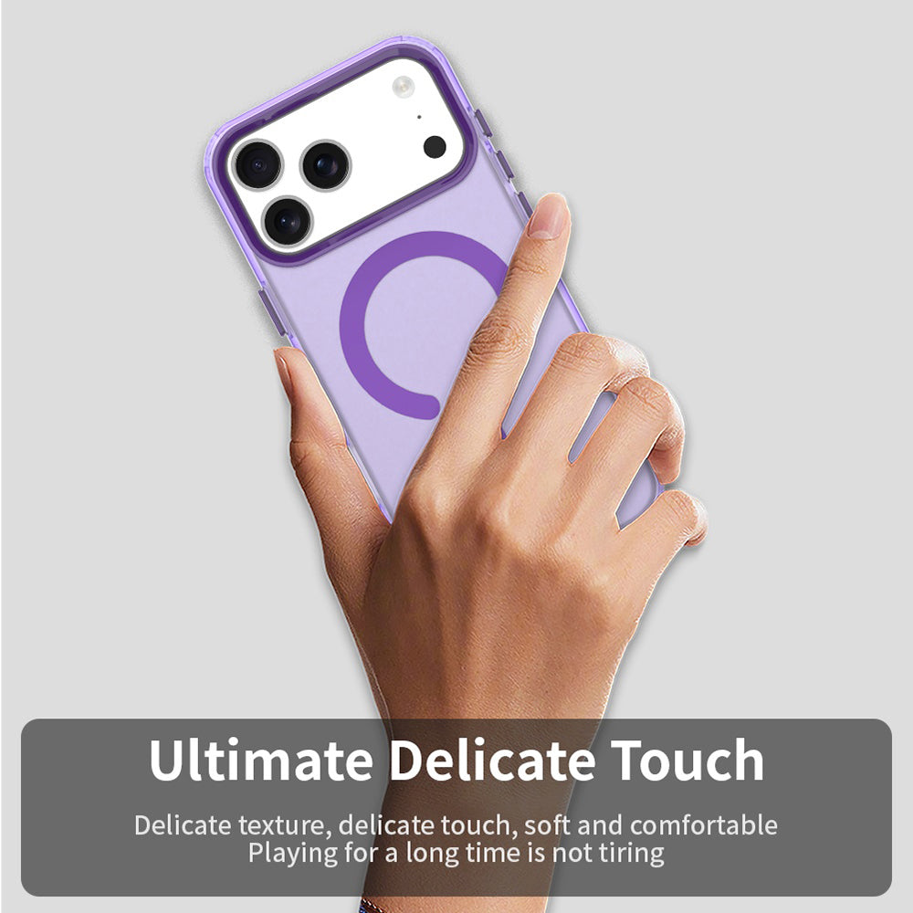 Калъф MagSafe за Apple iPhone 17 Pro, Techsuit, CandyCase, Лилав
