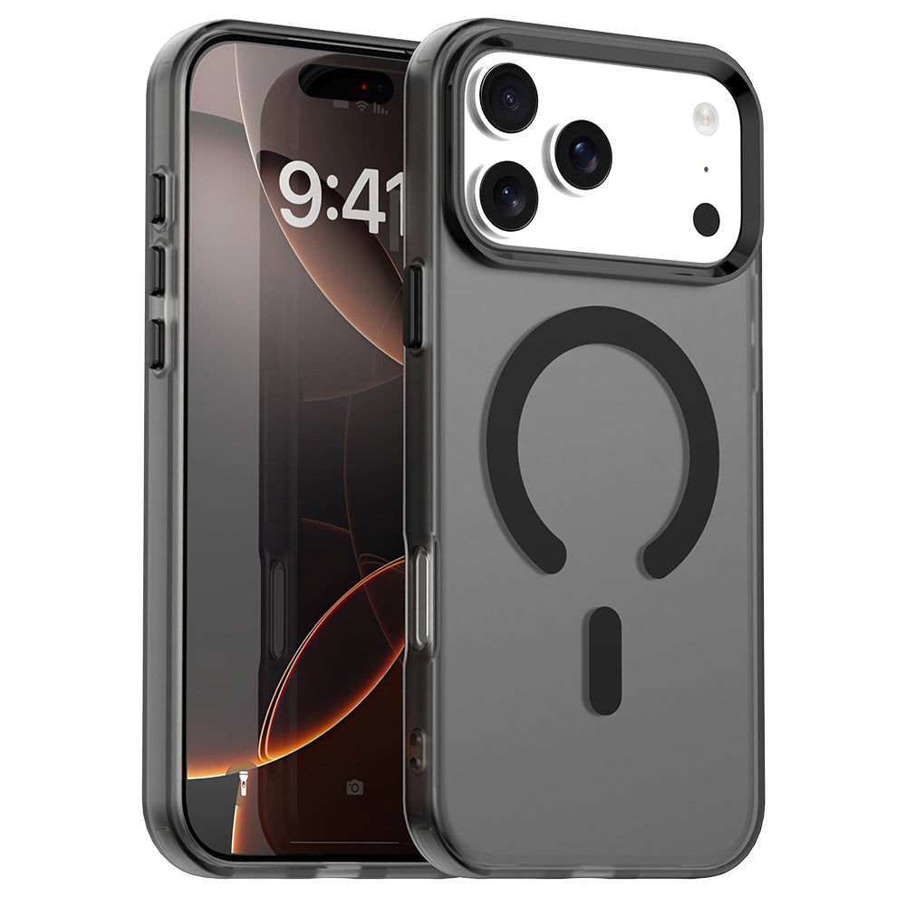 Калъф MagSafe за Apple iPhone 17 Pro, Techsuit, CandyCase, Черен
