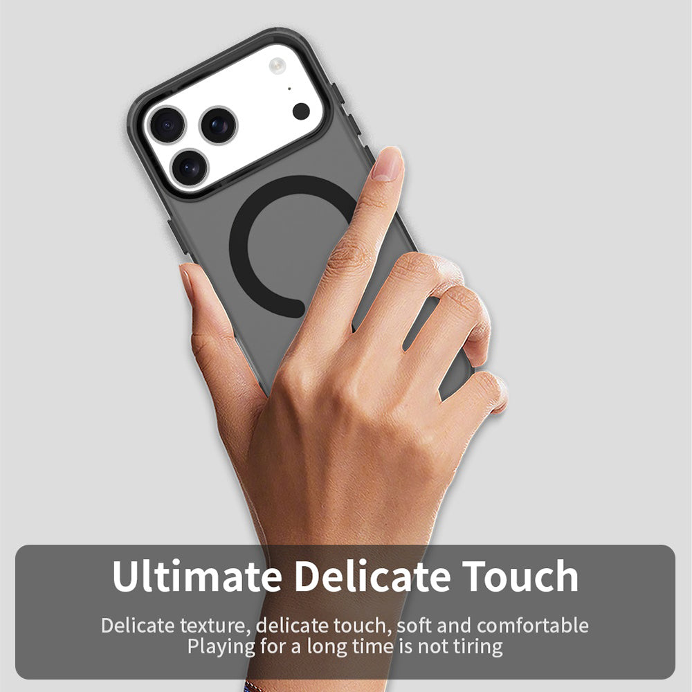 Калъф MagSafe за Apple iPhone 17 Pro, Techsuit, CandyCase, Черен