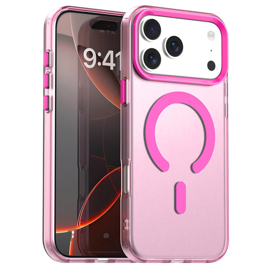 Калъф MagSafe за Apple iPhone 17 Pro, Techsuit, CandyCase, Розов