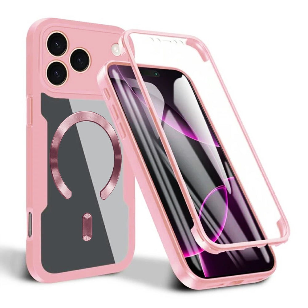 Калъф MagSafe за Apple iPhone 17 Pro, Techsuit, ColorVerse 360, Розов