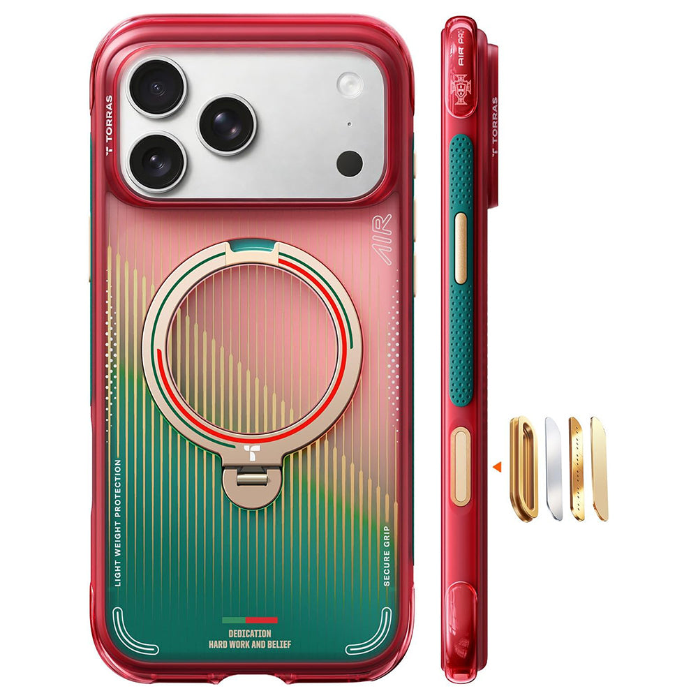 Калъф MagSafe за Apple iPhone 17 Pro, Torras, Ostand Q3 Air, Glory Slash