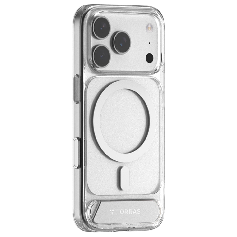 Калъф MagSafe за Apple iPhone 17 Pro, Torras, Pstand, Прозрачен