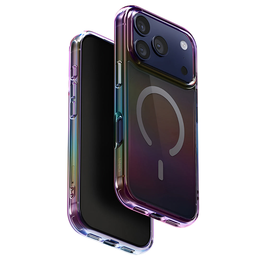 Калъф MagSafe за Apple iPhone 17 Pro, UNIQ, Iridescia MagClick, Aurora