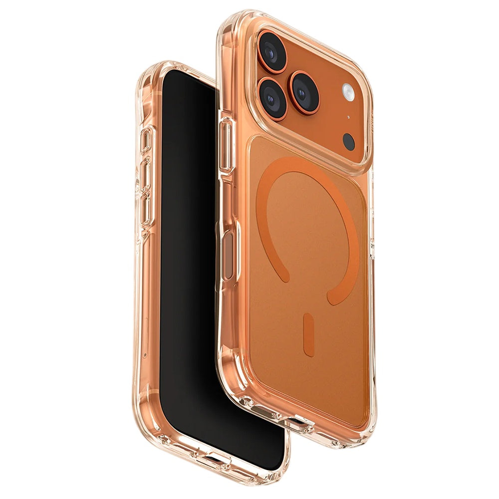 Калъф MagSafe за Apple iPhone 17 Pro, UNIQ, LifePro Xtreme MagClick, Оранжев