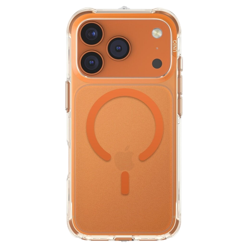Калъф MagSafe за Apple iPhone 17 Pro, UNIQ, LifePro Xtreme MagClick, Оранжев