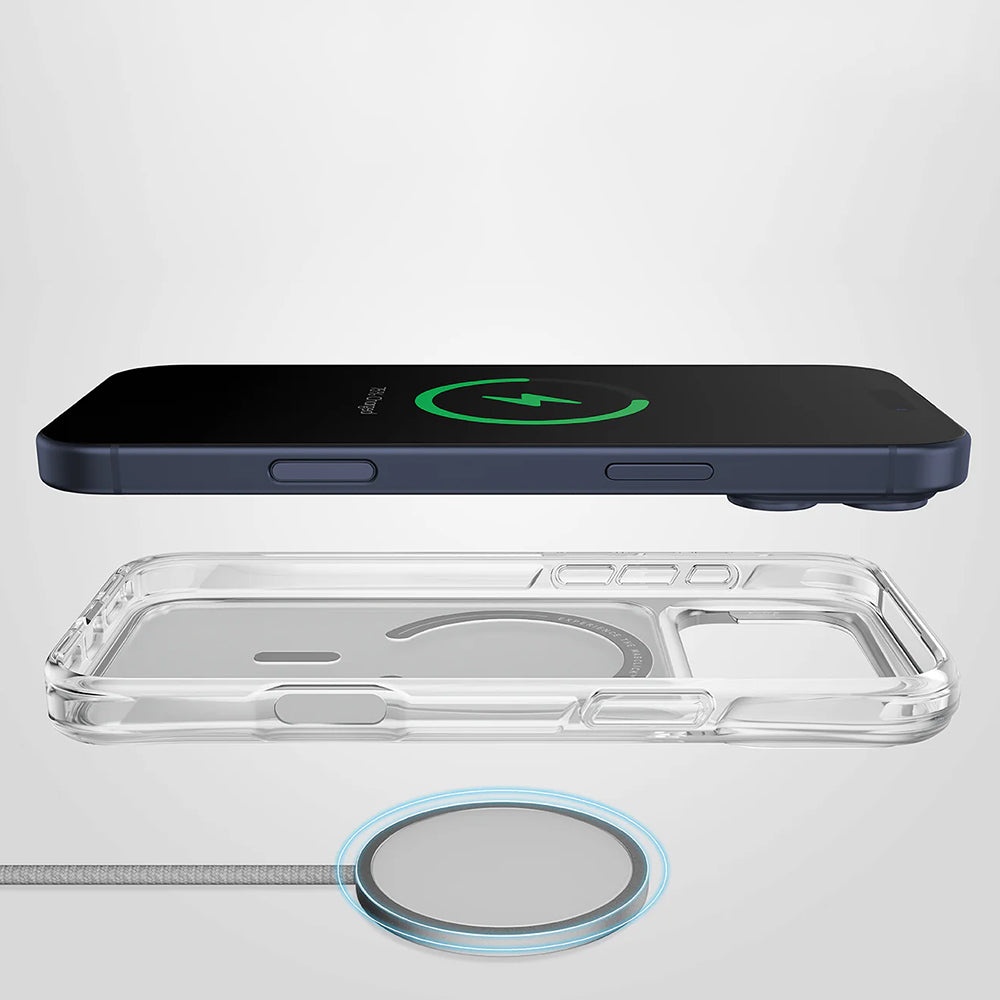 Калъф MagSafe за Apple iPhone 17 Pro, UNIQ, LifePro Xtreme MagClick, Оранжев
