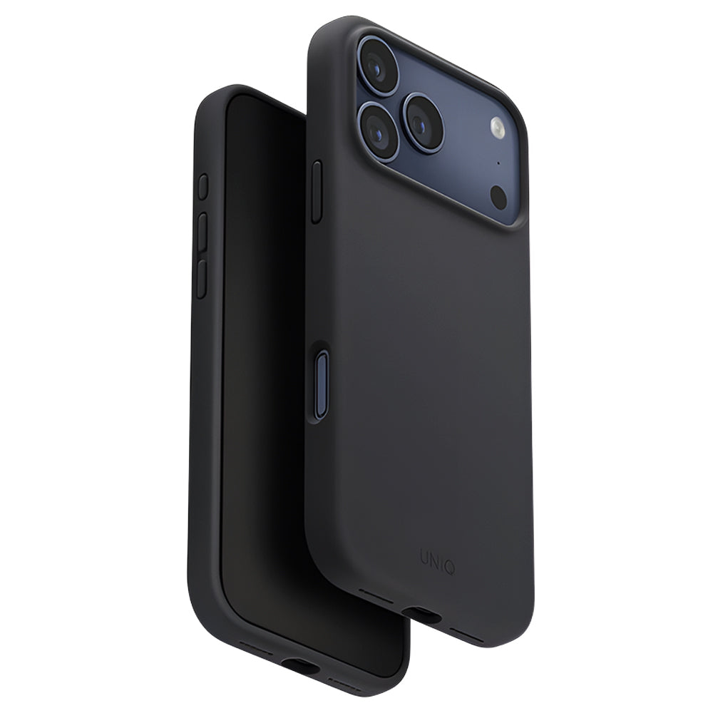 Калъф MagSafe за Apple iPhone 17 Pro, UNIQ, Lino MagClick, Черен