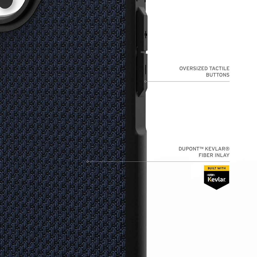 Калъф MagSafe за Apple iPhone 17 Pro, Urban Armor Gear, Metropolis LT Kevlar, Тъмносин