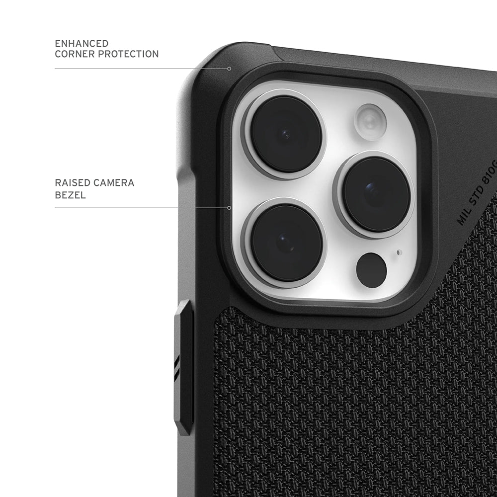 Калъф MagSafe за Apple iPhone 17 Pro, Urban Armor Gear, Metropolis LT Kevlar, Черен