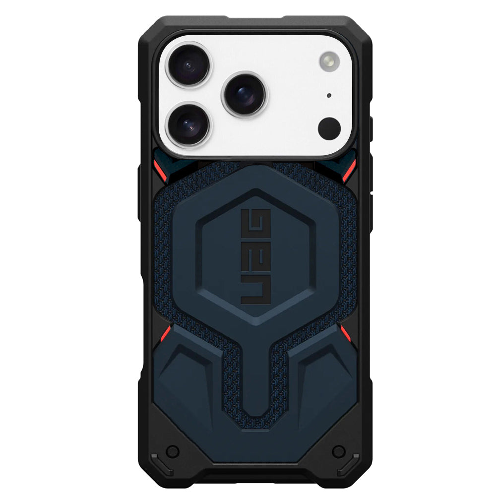 Калъф MagSafe за Apple iPhone 17 Pro, Urban Armor Gear, Monarch Pro Kevlar, Тъмносин