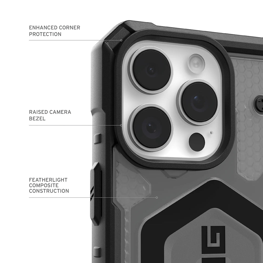 Калъф MagSafe за Apple iPhone 17 Pro, Urban Armor Gear, Pathfinder Clear, Сив