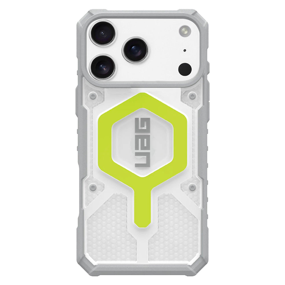 Калъф MagSafe за Apple iPhone 17 Pro, Urban Armor Gear, Pathfinder Clear, Зелен
