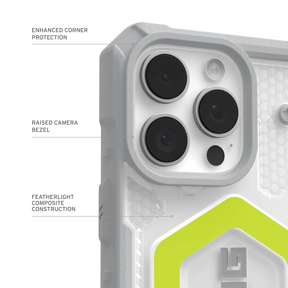 Калъф MagSafe за Apple iPhone 17 Pro, Urban Armor Gear, Pathfinder Clear, Зелен