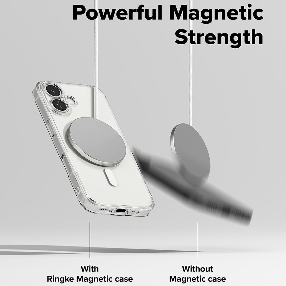 Калъф MagSafe за Apple iPhone 17, Ringke, Fusion, Прозрачен