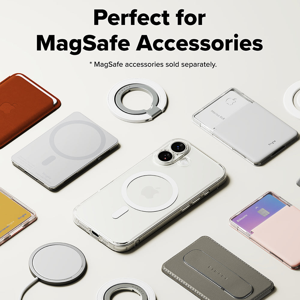 Калъф MagSafe за Apple iPhone 17, Ringke, Fusion, Прозрачен