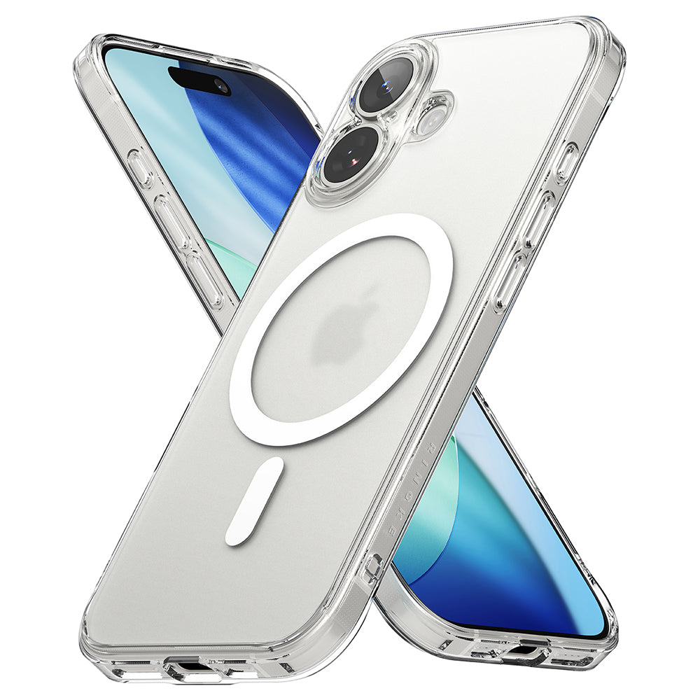 Калъф MagSafe за Apple iPhone 17, Ringke, Fusion, Матов Прозрачен