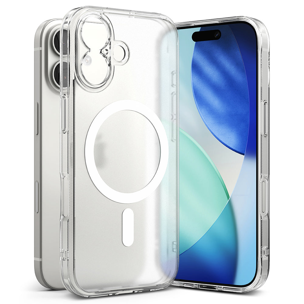 Калъф MagSafe за Apple iPhone 17, Ringke, Fusion, Матов Прозрачен